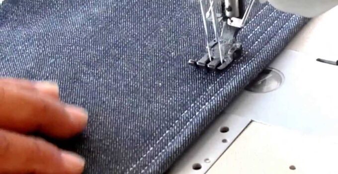 Cómo coser un dobladillo con una aguja doble